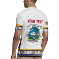 Personalized Liberia Dashiki Rugby Jersey White Color - Wonder Print Shop