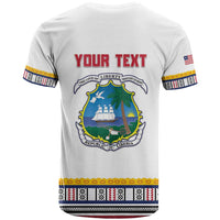 Personalized Liberia Dashiki T Shirt White Color - Wonder Print Shop