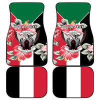 Personalised Sudan Independence Day Car Mats Coat Of Arms Mix Hisbicus - Wonder Print Shop