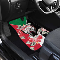Personalised Sudan Independence Day Car Mats Coat Of Arms Mix Hisbicus - Wonder Print Shop