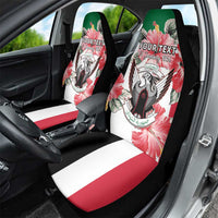 Personalised Sudan Independence Day Car Seat Cover Coat Of Arms Mix Hisbicus - Wonder Print Shop