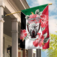 Personalised Sudan Independence Day Garden Flag Coat Of Arms Mix Hisbicus - Wonder Print Shop