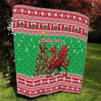 Wales Christmas Quilt Welsh Dragon Nadolig Llawen - Wonder Print Shop