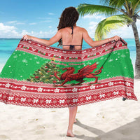 Wales Christmas Sarong Welsh Dragon Nadolig Llawen - Wonder Print Shop