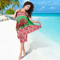 Wales Christmas Sarong Welsh Dragon Nadolig Llawen - Wonder Print Shop