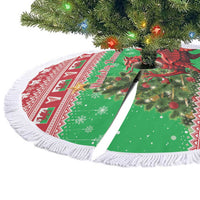 Wales Christmas Tree Skirt Welsh Dragon Nadolig Llawen - Wonder Print Shop
