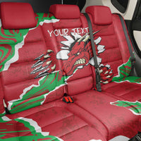 Personalised Wales Back Car Seat Cover Welsh Dragon - Wonder Print Shop