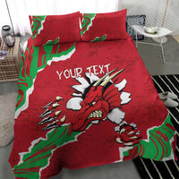 Personalised Wales Bedding Set Welsh Dragon - Wonder Print Shop