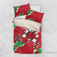 Personalised Wales Bedding Set Welsh Dragon - Wonder Print Shop
