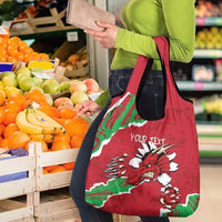 Personalised Wales Grocery Bag Welsh Dragon