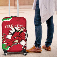 Personalised Wales Luggage Cover Welsh Dragon - Wonder Print Shop