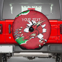 Personalised Wales Spare Tire Cover Welsh Dragon - Wonder Print Shop
