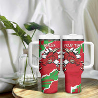Personalised Wales Tumbler With Handle Welsh Dragon - Wonder Print Shop