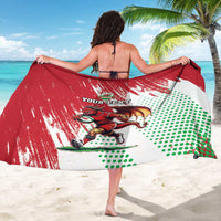 Wales Rugby Custom Sarong Welsh Dragon Mascot - Wonder Print Shop