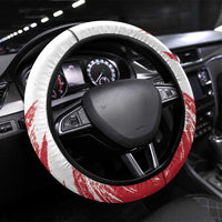 Wales Rugby Steering Wheel Cover Welsh Dragon Mascot - Wonder Print Shop