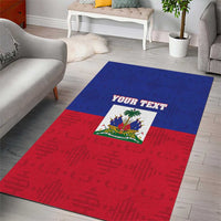 Custom Haiti Football Area Rug Les Grenadiers 2026 Back to the World Cup - Wonder Print Shop