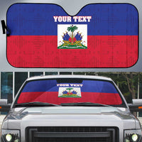 Custom Haiti Football Auto Sun Shade Les Grenadiers 2026 Back to the World Cup - Wonder Print Shop