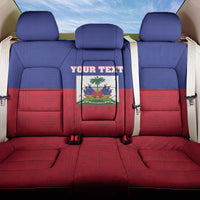 Custom Haiti Football Back Car Seat Cover Les Grenadiers 2026 Back to the World Cup - Wonder Print Shop
