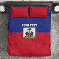 Custom Haiti Football Bedding Set Les Grenadiers 2026 Back to the World Cup - Wonder Print Shop