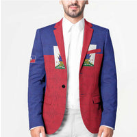 Custom Haiti Football Blazer Les Grenadiers 2026 Back to the World Cup - Wonder Print Shop