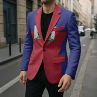 Custom Haiti Football Blazer Les Grenadiers 2026 Back to the World Cup - Wonder Print Shop