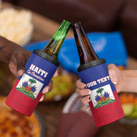 Custom Haiti Football 4 in 1 Can Cooler Tumbler Les Grenadiers 2026 Back to the World Cup - Wonder Print Shop