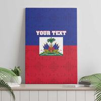 Custom Haiti Football Canvas Wall Art Les Grenadiers 2026 Back to the World Cup - Wonder Print Shop