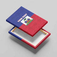 Custom Haiti Football Canvas Wall Art Les Grenadiers 2026 Back to the World Cup - Wonder Print Shop
