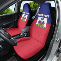Custom Haiti Football Car Seat Cover Les Grenadiers 2026 Back to the World Cup - Wonder Print Shop
