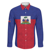 Custom Haiti Football Family Matching Short Sleeve Bodycon Dress and Hawaiian Shirt Les Grenadiers 2026 Back to the World Cup - Wonder Print Shop