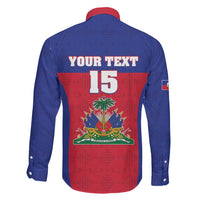 Custom Haiti Football Family Matching Short Sleeve Bodycon Dress and Hawaiian Shirt Les Grenadiers 2026 Back to the World Cup - Wonder Print Shop