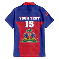 Custom Haiti Football Hawaiian Shirt Les Grenadiers 2026 Back to the World Cup - Wonder Print Shop