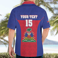 Custom Haiti Football Hawaiian Shirt Les Grenadiers 2026 Back to the World Cup - Wonder Print Shop