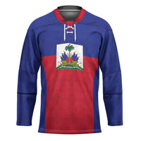 Custom Haiti Football Hockey Jersey Les Grenadiers 2026 Back to the World Cup - Wonder Print Shop