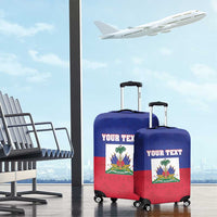 Custom Haiti Football Luggage Cover Les Grenadiers 2026 Back to the World Cup - Wonder Print Shop