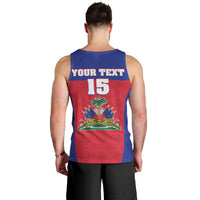 Custom Haiti Football Men Tank Top Les Grenadiers 2026 Back to the World Cup - Wonder Print Shop