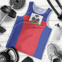 Custom Haiti Football Men Tank Top Les Grenadiers 2026 Back to the World Cup - Wonder Print Shop