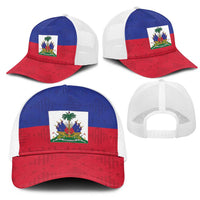 Haiti Football Mesh Trucker Cap Les Grenadiers 2026 - Back to the World Cup - Wonder Print Shop