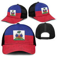 Haiti Football Mesh Trucker Cap Les Grenadiers 2026 - Back to the World Cup - Wonder Print Shop