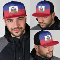Haiti Football Mesh Trucker Cap Les Grenadiers 2026 - Back to the World Cup - Wonder Print Shop