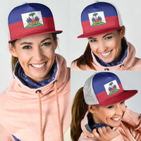 Haiti Football Mesh Trucker Cap Les Grenadiers 2026 - Back to the World Cup - Wonder Print Shop