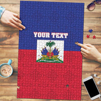 Custom Haiti Football Puzzle Les Grenadiers 2026 Back to the World Cup - Wonder Print Shop