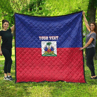 Custom Haiti Football Quilt Les Grenadiers 2026 Back to the World Cup - Wonder Print Shop