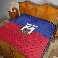 Custom Haiti Football Quilt Les Grenadiers 2026 Back to the World Cup - Wonder Print Shop