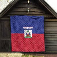 Custom Haiti Football Quilt Les Grenadiers 2026 Back to the World Cup - Wonder Print Shop