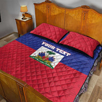 Custom Haiti Football Quilt Bed Set Les Grenadiers 2026 Back to the World Cup - Wonder Print Shop
