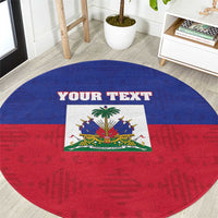 Custom Haiti Football Round Carpet Les Grenadiers 2026 Back to the World Cup - Wonder Print Shop
