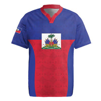 Custom Haiti Football Rugby Jersey Les Grenadiers 2026 Back to the World Cup - Wonder Print Shop