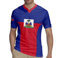 Custom Haiti Football Rugby Jersey Les Grenadiers 2026 Back to the World Cup - Wonder Print Shop