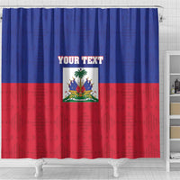 Custom Haiti Football Shower Curtain Les Grenadiers 2026 Back to the World Cup - Wonder Print Shop